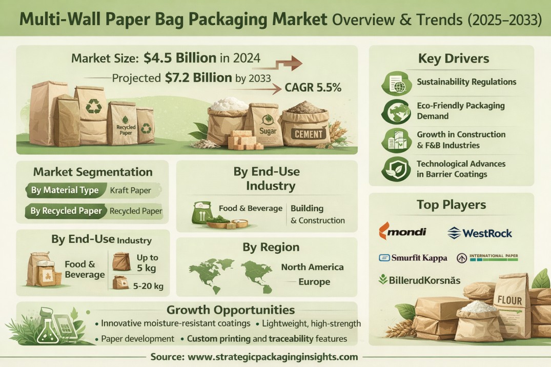 Multi-Wall Paper Bag Packaging Market Size, Trends and Forecast to 2033 blog