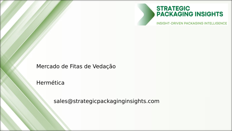 Tamanho do Mercado de Fitas de Vedação Hermética, Crescimento Futuro e Previsão 2033