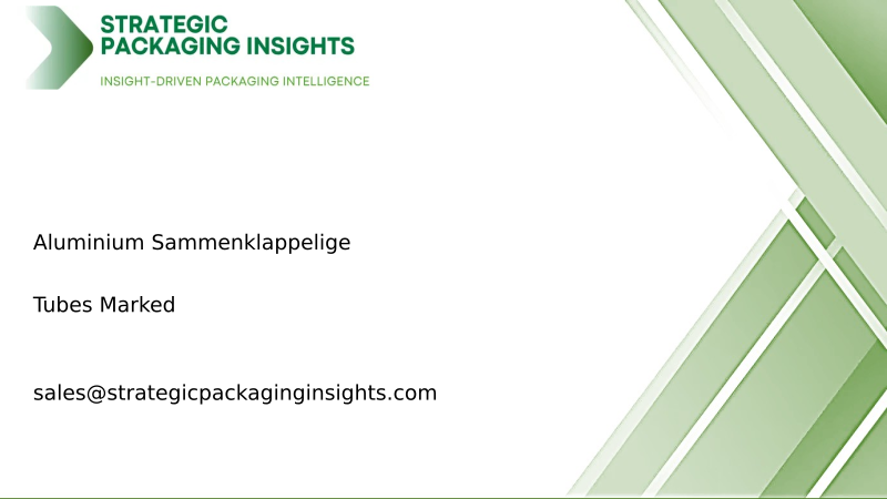 Aluminium Sammenklappelige Tubes Markedsstørrelse, Fremtidig Vækst og Prognose 2034