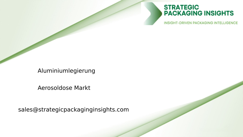 Marktgröße für Aluminiumlegierung Aerosoldosen, zukünftiges Wachstum und Prognose 2034