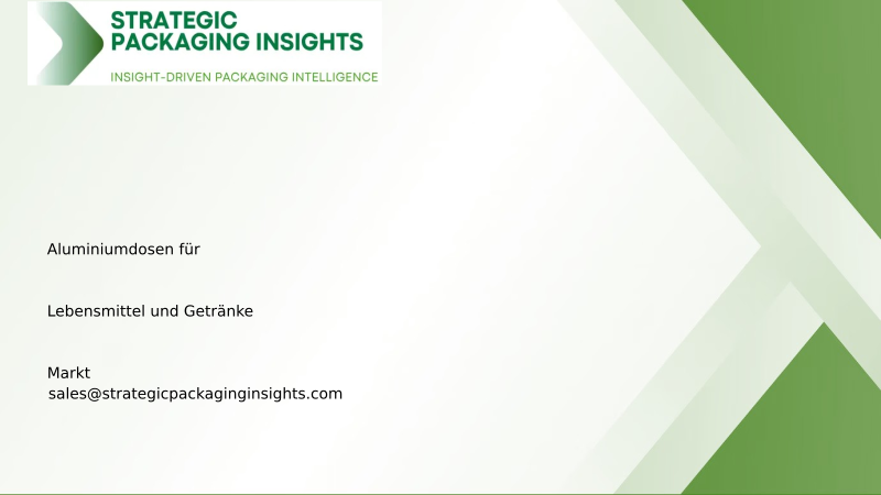 Marktgröße für Aluminiumdosen für Lebensmittel und Getränke, zukünftiges Wachstum und Prognose 2034