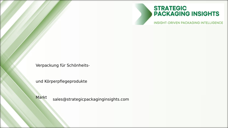 Marktgröße für Verpackung von Schönheits- und Körperpflegeprodukten, zukünftiges Wachstum und Prognose 2034