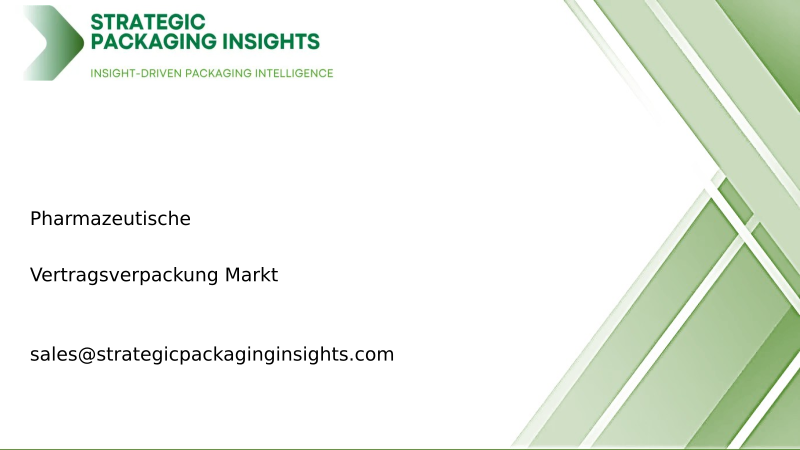 Marktgröße für pharmazeutische Vertragsverpackungen, zukünftiges Wachstum und Prognose 2034