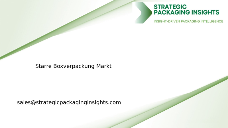 Marktgröße für starre Boxverpackungen, zukünftiges Wachstum und Prognose 2034