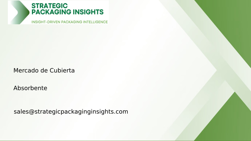 Tamaño del Mercado de Cubierta Absorbente, Crecimiento Futuro y Pronóstico 2034