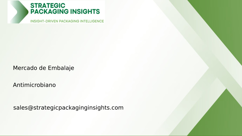 Tamaño del Mercado de Embalaje Antimicrobiano, Crecimiento Futuro y Pronóstico 2034