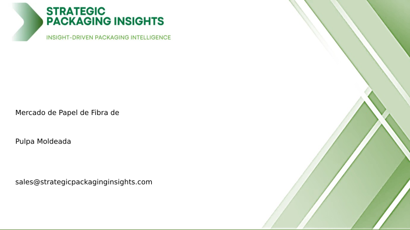 Tamaño del Mercado de Papel de Fibra de Pulpa Moldeada, Crecimiento Futuro y Pronóstico 2033