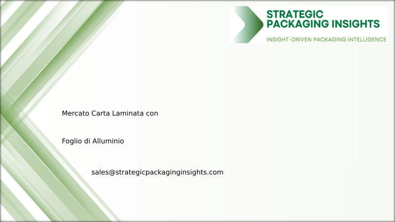 Dimensioni del Mercato della Carta Laminata con Foglio di Alluminio, Crescita Futura e Previsioni 2034