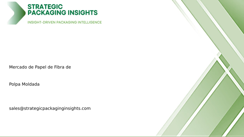 Tamanho do Mercado de Papel de Fibra de Polpa Moldada, Crescimento Futuro e Previsão 2033