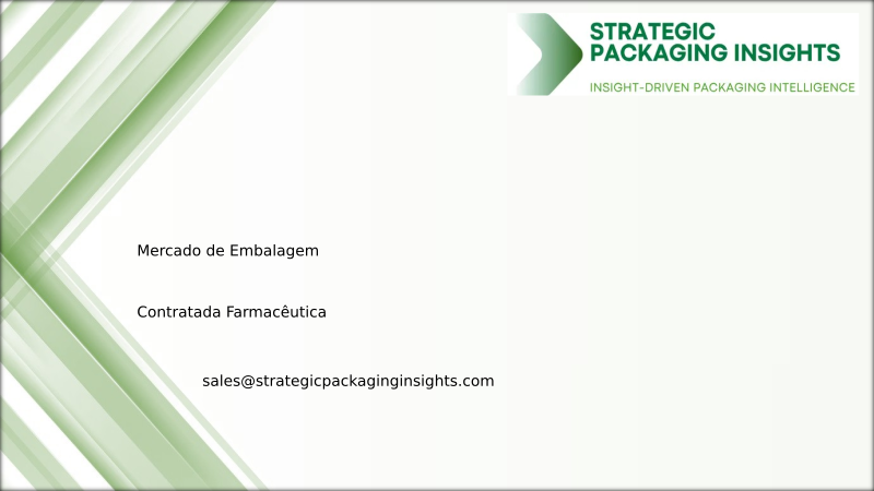 Tamanho do Mercado de Embalagem Contratada Farmacêutica, Crescimento Futuro e Previsão 2034