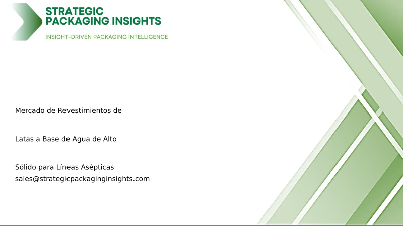 Tamaño del Mercado de Revestimientos de Latas a Base de Agua de Alto Sólido para Líneas Asépticas, Crecimiento Futuro y Pronóstico 2034
