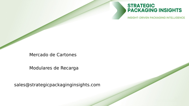 Tamaño del Mercado de Cartones Modulares de Recarga, Crecimiento Futuro y Pronóstico 2034
