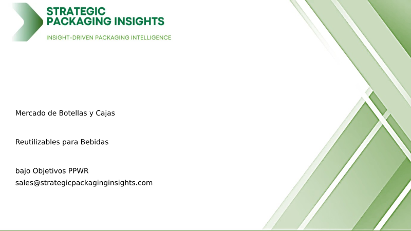 Tamaño del Mercado de Botellas y Cajas Reutilizables para Bebidas bajo Objetivos PPWR, Crecimiento Futuro y Pronóstico 2034