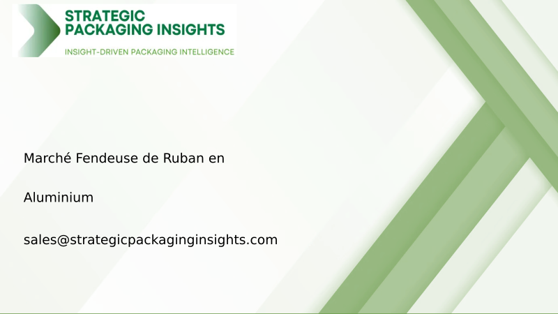 Taille du Marché des Fendeuses de Ruban en Aluminium, Croissance Future et Prévisions 2034