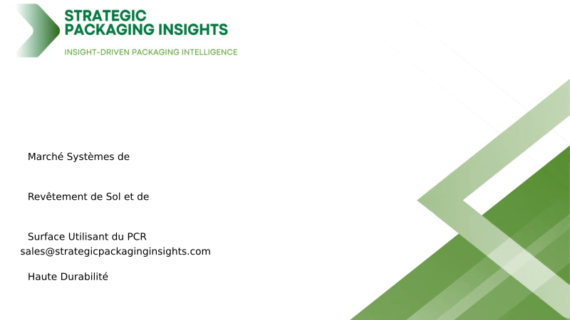 Taille du Marché des Systèmes de Revêtement de Sol et de Surface Utilisant du PCR Haute Durabilité, Croissance Future et Prévisions 2034