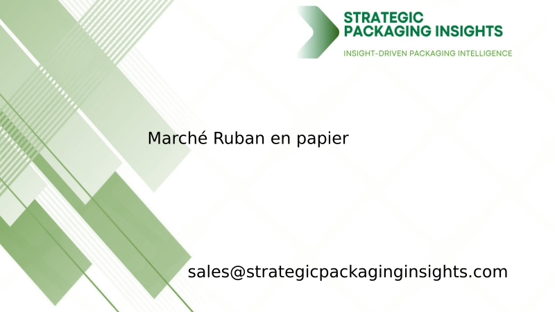 Taille du marché du ruban en papier, croissance future et prévisions 2034