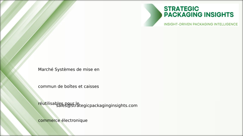 Taille du marché des systèmes de mise en commun de boîtes et caisses réutilisables pour le commerce électronique, croissance future et prévisions 2034