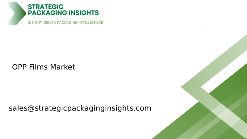 OPP Films Market Size, Future Growth and Forecast 2034