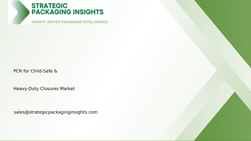 PCR for Child-Safe & Heavy-Duty Closures Market Size, Future Growth and Forecast 2034