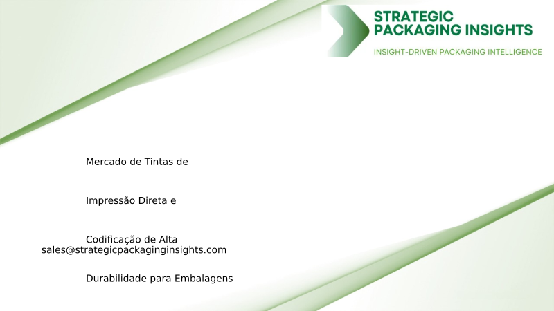 Tamanho do Mercado de Tintas de Impressão Direta e Codificação de Alta Durabilidade para Embalagens Compatíveis com DPP, Crescimento Futuro e Previsão 2034
