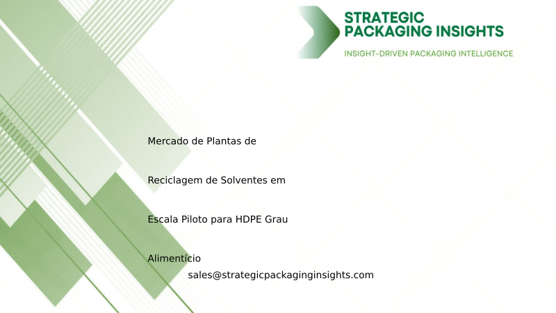 Tamanho do Mercado de Plantas de Reciclagem de Solventes em Escala Piloto para HDPE Grau Alimentício, Crescimento Futuro e Previsão 2034