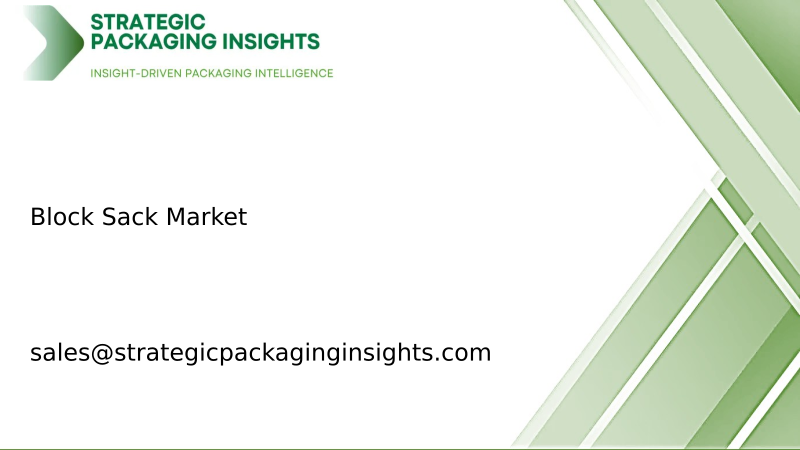 Block Sack Market Size, Future Growth and Forecast 2034