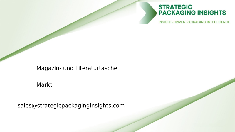 Marktgröße für Magazin- und Literaturtaschen, zukünftiges Wachstum und Prognose 2034