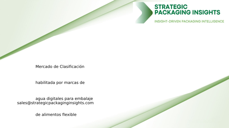 Tamaño del Mercado de Clasificación Habilitada por Marcas de Agua Digitales para Embalaje de Alimentos Flexible, Crecimiento Futuro y Pronóstico 2034
