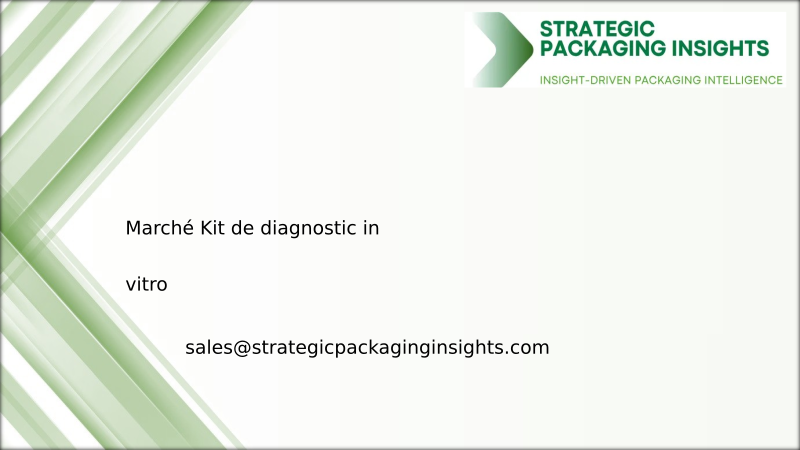 Taille du marché des kits de diagnostic in vitro, croissance future et prévisions 2034