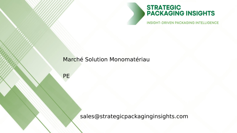 Taille du marché des solutions monomatériau PE, croissance future et prévisions 2034