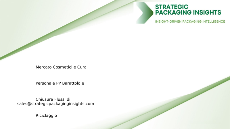 Dimensioni del Mercato, Crescita Futura e Previsioni 2034 dei Flussi di Riciclaggio di Barattoli e Chiusure PP per Cosmetici e Cura Personale