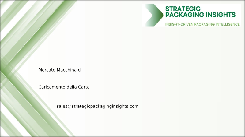 Dimensioni del Mercato delle Macchine di Caricamento della Carta, Crescita Futura e Previsioni 2034