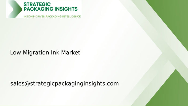 Low Migration Ink Market Size, Future Growth and Forecast 2034