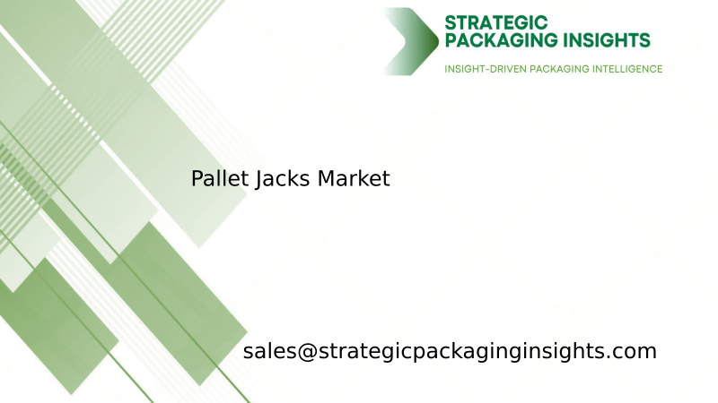Pallet Jacks Market Size, Future Growth and Forecast 2034