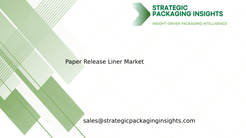 Paper Release Liner Market Size, Future Growth and Forecast 2034