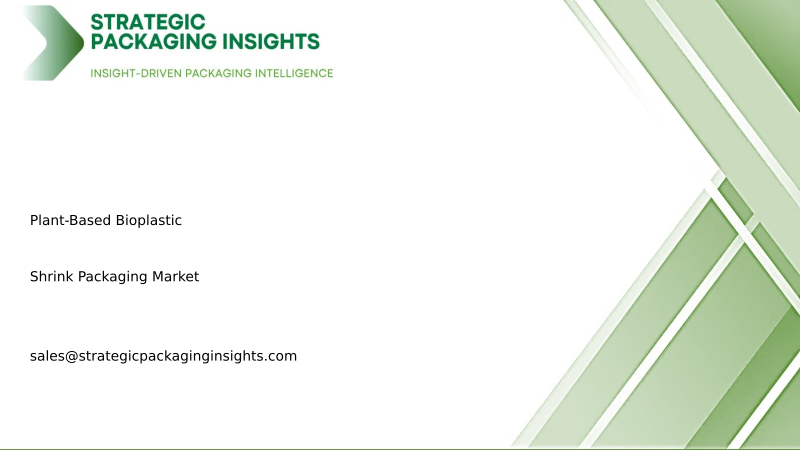 Plant-Based Bioplastic Shrink Packaging Market Size, Future Growth and Forecast 2034