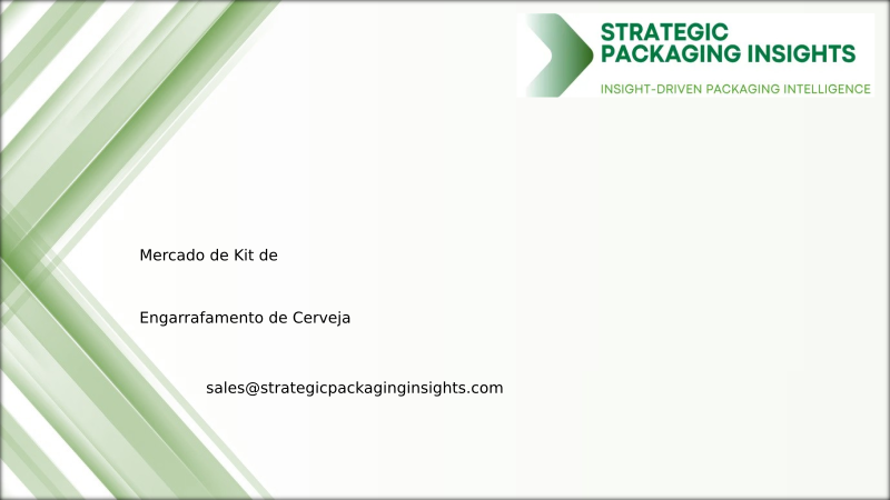 Tamanho do Mercado de Kits de Engarrafamento de Cerveja, Crescimento Futuro e Previsão 2034