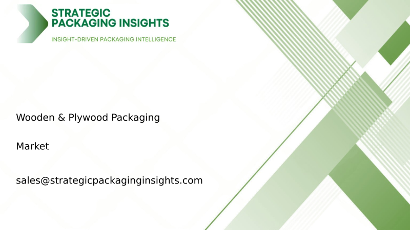 Wooden & Plywood Packaging Market Size, Future Growth and Forecast 2034