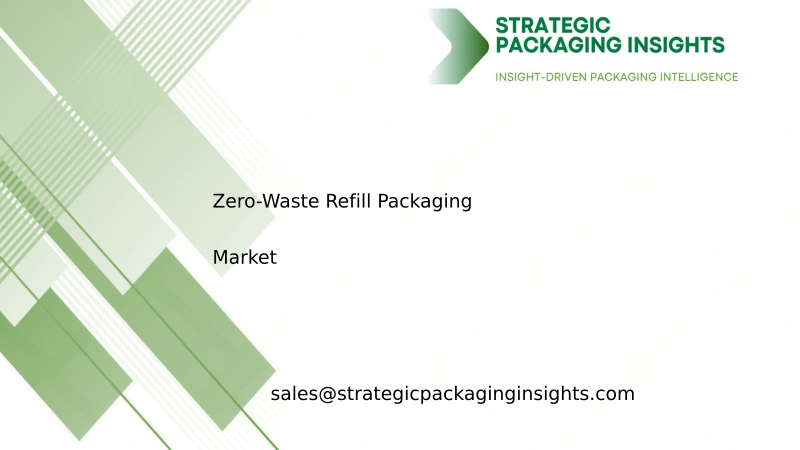 Zero-Waste Refill Packaging Market Size, Future Growth and Forecast 2034
