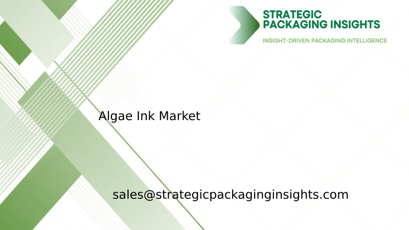 Algae Ink Market Size, Future Growth and Forecast 2034