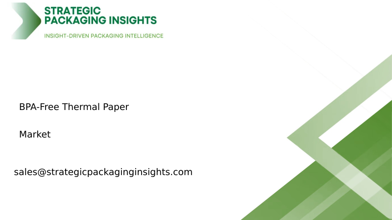 BPA-Free Thermal Paper Market Size, Future Growth and Forecast 2034