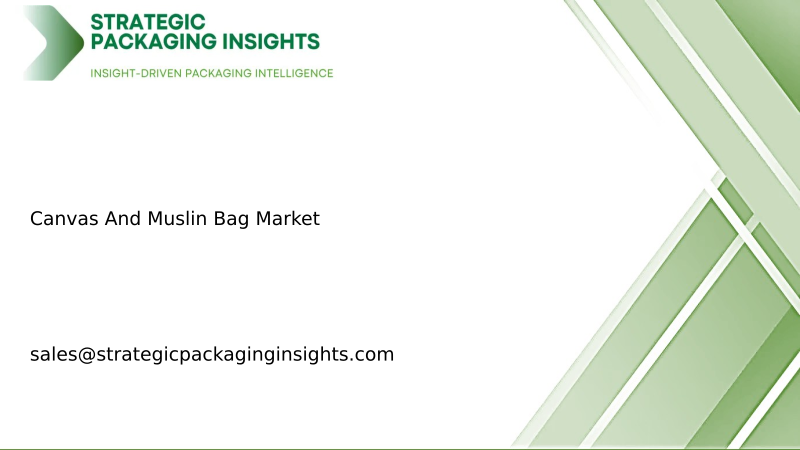 Canvas And Muslin Bag Market Size, Future Growth and Forecast 2034