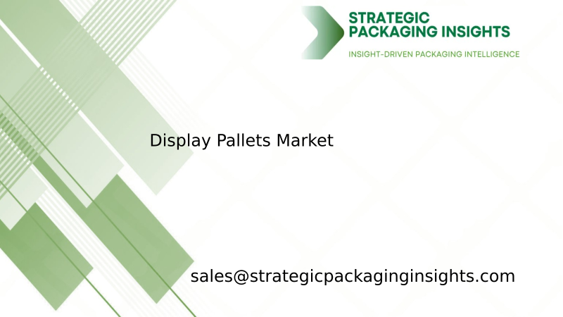 Display Pallets Market Size, Future Growth and Forecast 2034