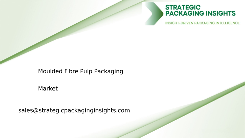 Moulded Fibre Pulp Packaging Market Size, Future Growth and Forecast 2034