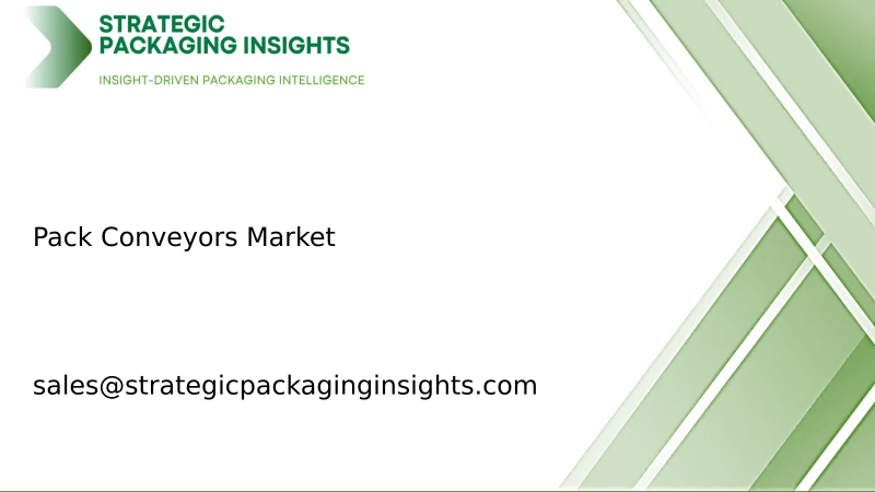 Pack Conveyors Market Size, Future Growth and Forecast 2034