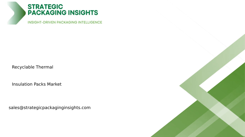 Recyclable Thermal Insulation Packs Market Size, Future Growth and Forecast 2034