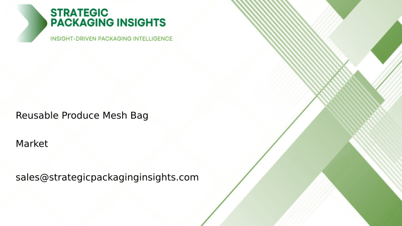 Reusable Produce Mesh Bag Market Size, Future Growth and Forecast 2034