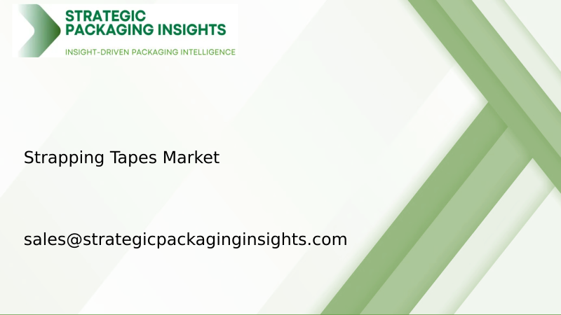 Strapping Tapes Market Size, Future Growth and Forecast 2034