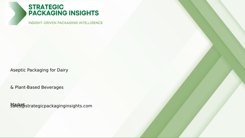 Aseptic Packaging for Dairy & Plant-Based Beverages Market Size, Future Growth and Forecast 2034