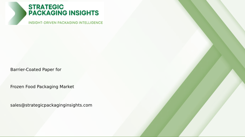 Barrier-Coated Paper for Frozen Food Packaging Market Size, Future Growth and Forecast 2034